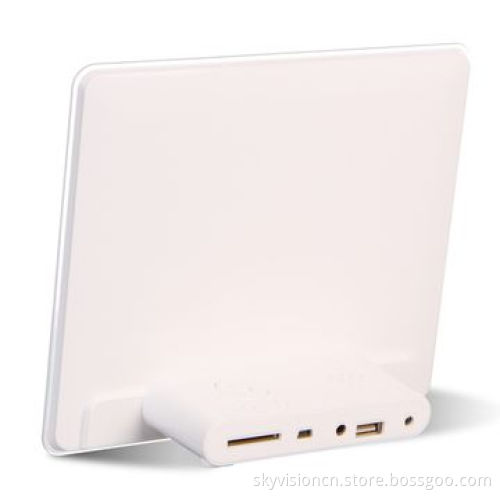 8-inch Motion sensor digital photo frame with video play, customized motion effect